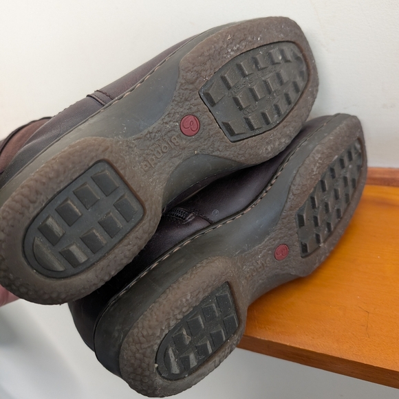 Blondo AquaProtect Waterproof Shearling Tall Boots Brown Leather Size 7 - Picture 8 of 9